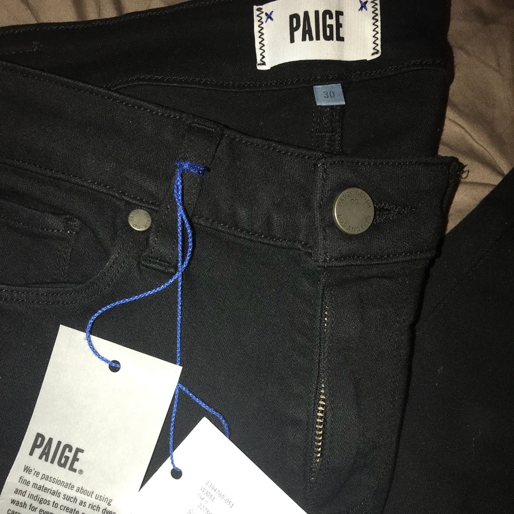 Back Skinny Paige Jeans